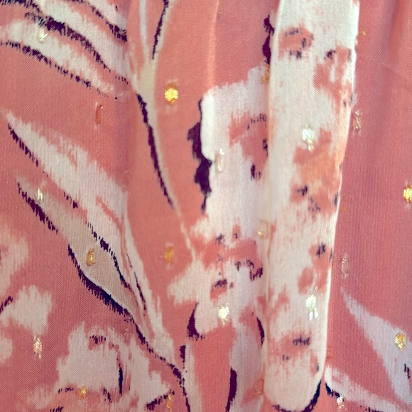 Pink & White with gold flecks dress - Picture 3 of 3